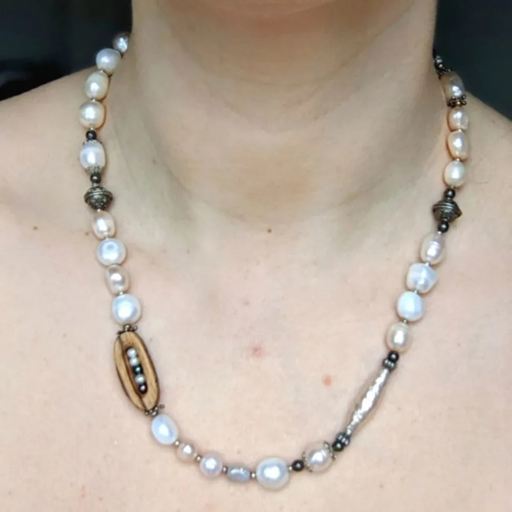 Anne-Marie K. Pearl Necklace